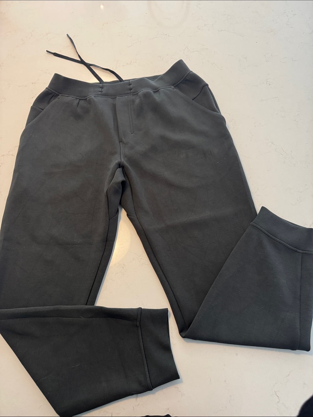 Lululemon Men L Black-Green Drawstring Jogger Pants New Condition